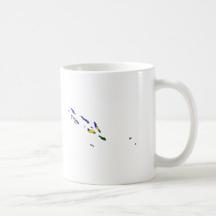 Salomonenflaggenkarte Kaffeetasse