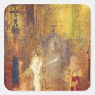 Salomtanzen vor Herod, c.1876 Quadratischer Aufkleber
