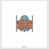 Salon Aufkleber (Blatt)