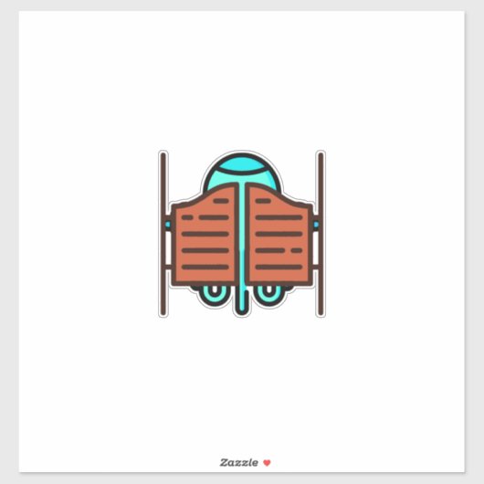 Salon Aufkleber (Blatt)