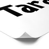 Salon Barbershop Posters Anmelden Poster (Ecke)