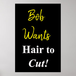 Salon Barbershop Posters Haar schneiden Poster