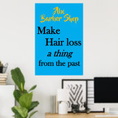 Salon Barbershop Posters Hair Loss Poster (Heimbüro)
