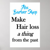 Salon Barbershop Posters Hair Loss Poster (Vorne)