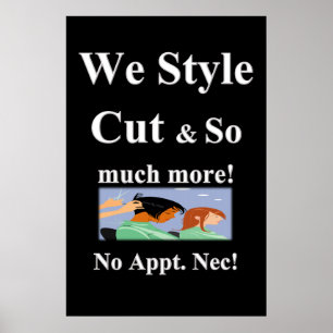 Salon Barbershop Posters Poster
