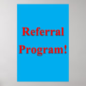 Salon Barbershop Posters Referral Program Poster (Vorne)