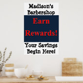 Salon Barbershop Posters sammeln Belohnungen Poster (Küche)