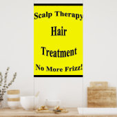 Salon Barbershop Posters Scalp Therapy Poster (Küche)