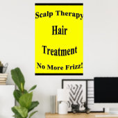 Salon Barbershop Posters Scalp Therapy Poster (Heimbüro)