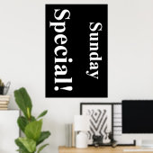 Salon Barbershop Posters Sunday Special Poster (Heimbüro)