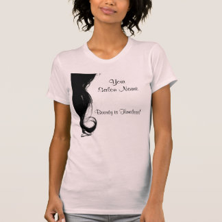 Salon-Behälter-Spitzen-Shirt T-Shirt