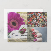 Salon Berufliche Werbung Postkarte - HAMbyWG (Vorne/Hinten)