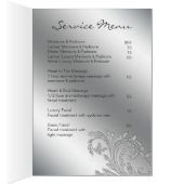 Salon Brochure Beauty Makeup Artist Cosmetologist (Innen (Rechts))