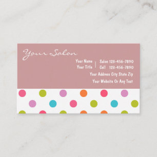 Salon Business Cards Neu Visitenkarte