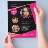 Salon Business Custom Flyer (Hand)