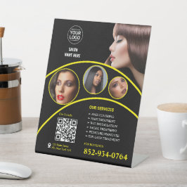 Salon Business Custom Pedestal Sign Sockelschild