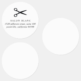 Salon Business Promotional Etiketten
