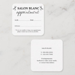 Salon Business Promotional Terminkarte
