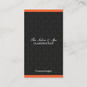 Salon Damask Color Bar Visitenkarte