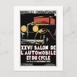 Salon de Automobile Postkarte