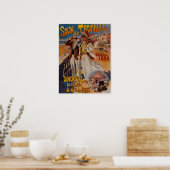 Salon de Touville Vintages französisches Reiseplak Poster (Küche)