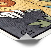 Salon des Cent, 1894 Art Nouveau by Eugene Grasset Poster (Ecke)