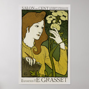 Salon des Cent ~ Ausstellung von E. Grasset Poster