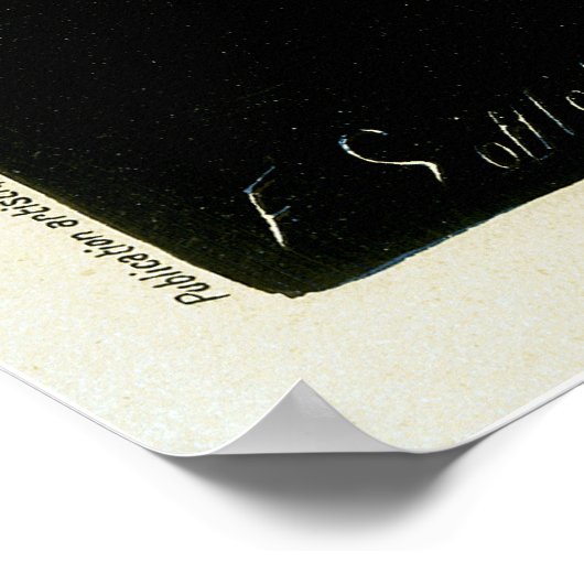 Salon Des Cent ~ Etudes de F. Gottlob Poster (Ecke)