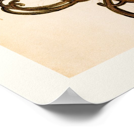 Salon Des Cent Poster Alphonse Mucha (Ecke)