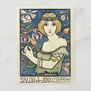 Salon Des Cent Postkarte