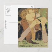 Salon des Cent Postkarte (Vorne/Hinten)