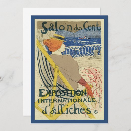 Salon des Cents by Toulouse Lautrec, Art Nouveau (Vorne/Hinten)
