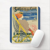 Salon des Cents by Toulouse Lautrec, Art Nouveau Mousepad (Mit Mouse)