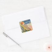 Salon des Cents by Toulouse Lautrec, Art Nouveau Quadratischer Aufkleber (Umschlag)