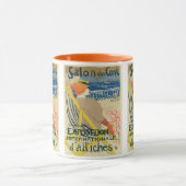 Salon des Cents by Toulouse Lautrec, Art Nouveau Tasse (Zentrum)