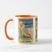 Salon des Cents by Toulouse Lautrec, Art Nouveau Tasse (Links)