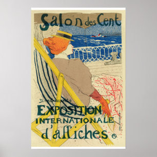 Salon-DES-Cents durch Toulouse Lautrec, Kunst Poster