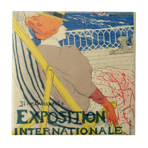 Salon des Cents von Toulouse Lautrec, Jugendstil Fliese