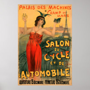 Salon Du Cycle Fahrradposter Poster