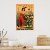 Salon Du Cycle Fahrradposter Poster (Küche)