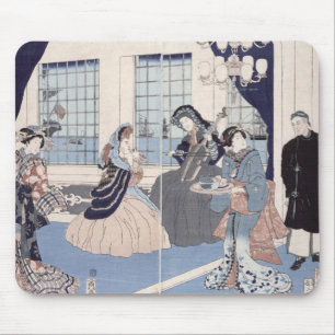 Salon eines Hauses der fremden Kaufleute an Mousepad