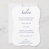 Salon Einladung (Vorderseite)