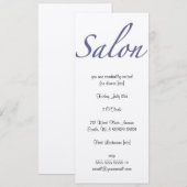 Salon Einladung (Vorne/Hinten)