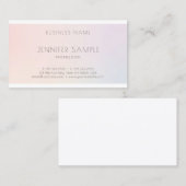 Salon Elegante Moderne Berufliche Schlichte Visitenkarte (Vorne/Hinten)