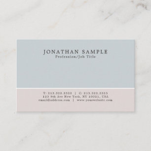 Salon Elegante Modernes Berufliches Design Visitenkarte