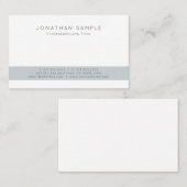 Salon-eleganter moderner kreativer beruflicher visitenkarte (Vorne/Hinten)