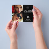 Salon Ernennung Haar Makeup Nails Firmenlogo Flyer (Gruppe)