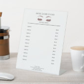 Salon Eye Lashes Rose Sockelschild (In SItu)