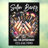 Salon Fensteraufkleber (Blatt 3)