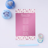 Salon Floral Pink Beruflich Flyer (Einzeln)